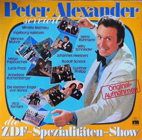 Peter Alexander - Serviert Die ZDF-Spezialitäten-Show (LP) 44336 Vinyl LP Vinyl Goed / Hoes Goed