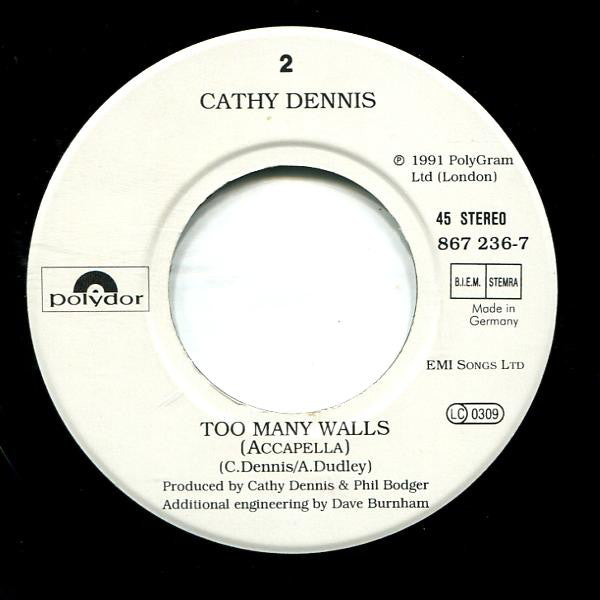 Cathy - Cathy Dennis Zu viele Wände 12328
