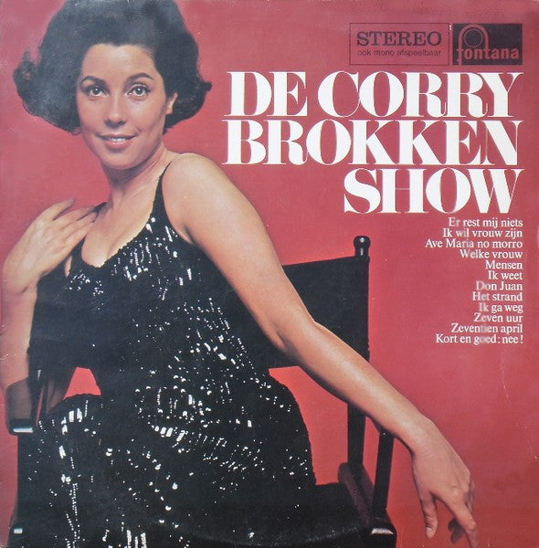 Corry Brokken - De Corry Brokken Show (LP) Vinyl LP Vinyl Zeer Goed / Hoesje Goed "VINYLSINGLES.NL"