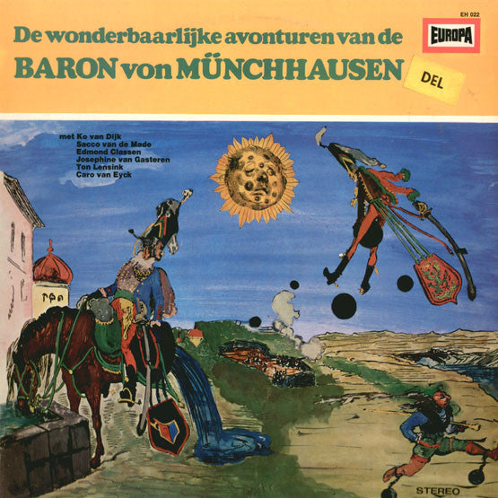 Rudolph Erich Raspe - De Wonderbaarlijke Avonturen Van De Baron von Munchhausen (LP) 41590 Vinyl LP Vinyl Goed / Hoes Goed