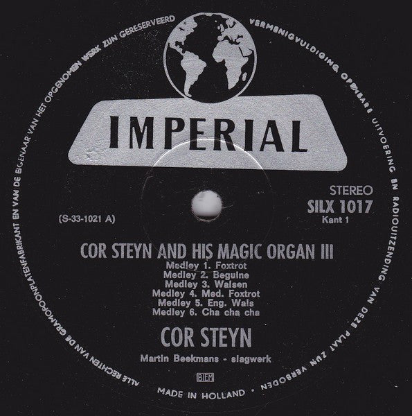 Cor Steyn - Cor Steyn And His Magic Organ 3 (LP) 41850 Vinyl LP Vinyl Goed / Hoes Goed