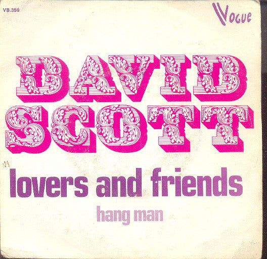 David Scott - Lovers And Friends 20473 Vinyl Singles Vinyl Goed / Hoes Goed