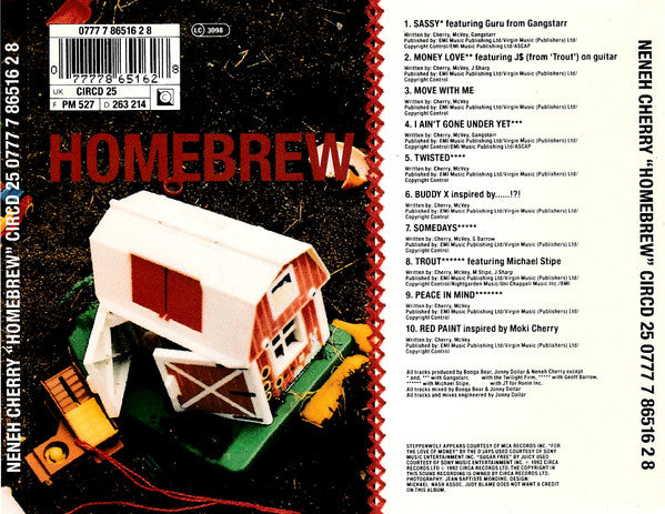 Neneh Cherry - Homebrew (CD) 70718 Compact Disc Goede Staat
