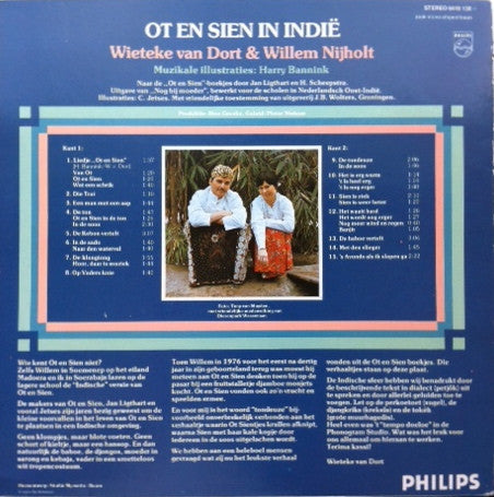 Wieteke Van Dort & Willem Nijholt - Ot En Sien In Indië (LP) 49948 Vinyl LP Vinyl Goed / Hoes Goed