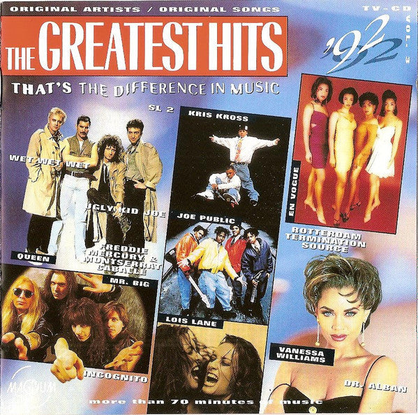Various - The Greatest Hits '92 - Vol. 3 (CD) 70812 Compact Disc Goede Staat