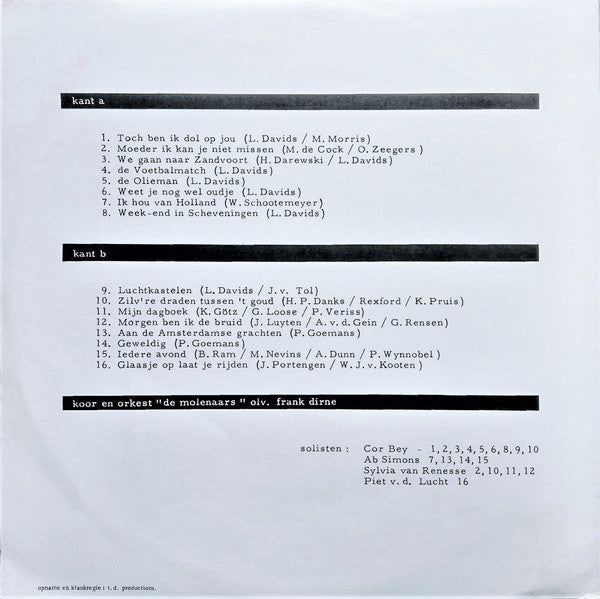 Molenaars - Van Blijvende Waarde (LP) 52259 Vinyl LP Vinyl Goed / Hoes Goed