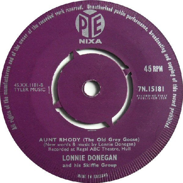 Lonnie Donegan's Skiffle Group - Does Your Chewing Gum Lose It's Flavour 40418 Vinyl Singles Vinyl Goed / Hoes Generic