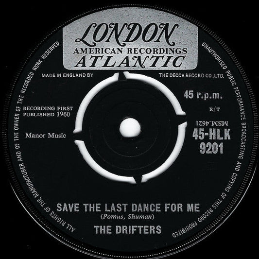 Drifters - Save The Last Dance For Me 39920 Vinyl Singles Vinyl Goed / Hoes Goed