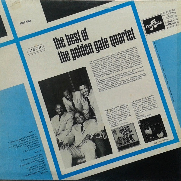 Golden Gate Quartet - The Best Of The Golden Gate Quartet (LP) Vinyl LP Vinyl Zeer Goed / Hoesje Goed "VINYLSINGLES.NL"