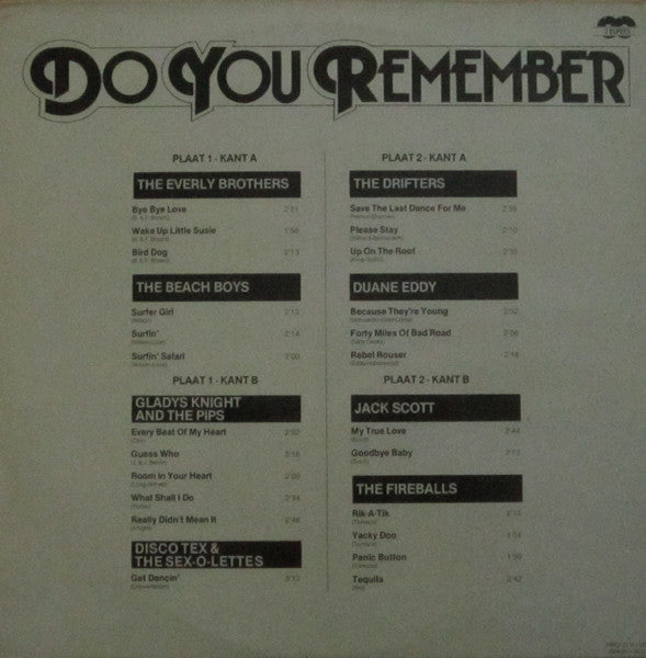 Various - Do You Remember (LP) 50461 Vinyl LP Dubbel Vinyl Goed / Hoes Goed