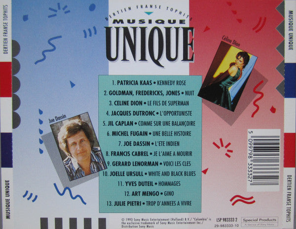 Various - Musique Unique (Dertien Franse Tophits) (CD) 70334 Compact Disc Vinyl Goed / Hoes Goed