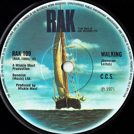 C.C.S. - Walking 23494 Vinyl Singles Vinyl Goed / Hoes Goed