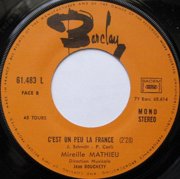 Mireille Mathieu - C'Est Dommage 29318