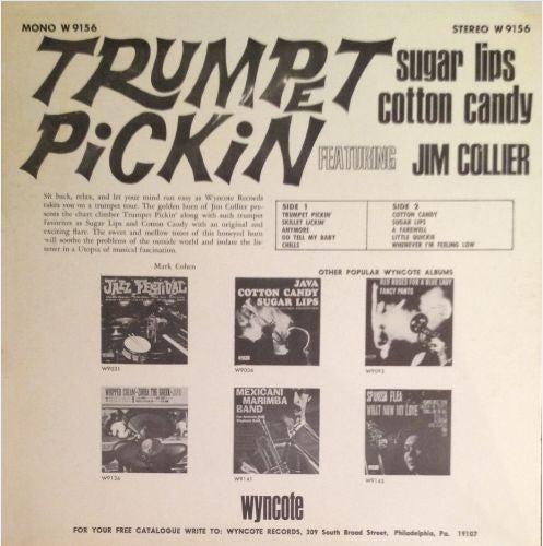 Jim Collier - Trumpet Pickin (LP) 50716 Vinyl LP Vinyl Goed / Hoes Goed