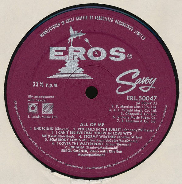Erroll Garner – All Of Me (LP) 44369