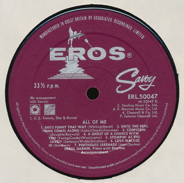 Erroll Garner – All Of Me (LP) 44369