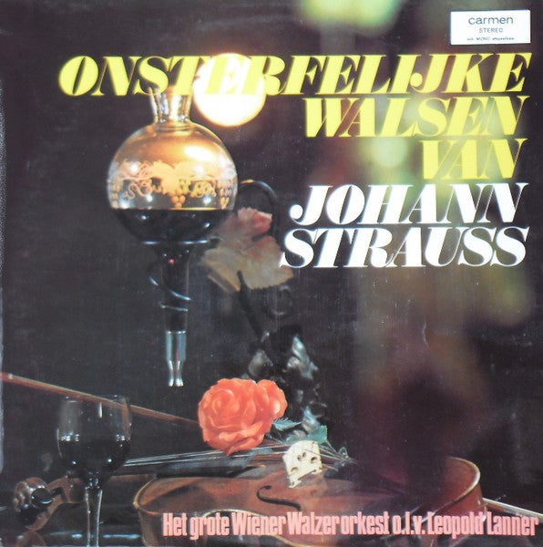 Grote Wiener Walzer Orkest - Onsterfelijke Walsen Van Johann Strauss (LP) Vinyl LP Vinyl Zeer Goed / Hoesje Goed "VINYLSINGLES.NL"