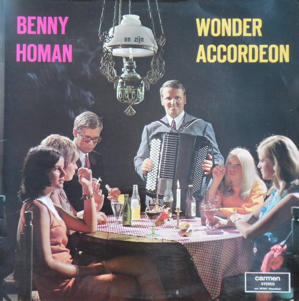 Benny Homan - Wonder Accordeon (LP) 44062 Vinyl LP Vinyl Goed / Hoes Goed