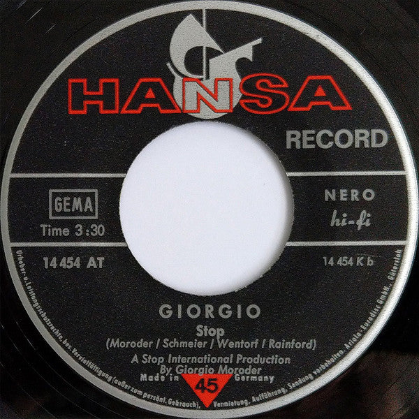 Giorgio Moroder - Moody Trudy 34257 Vinyl Singles Vinyl Goed / Hoes Goed