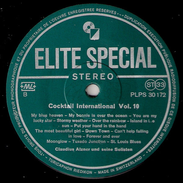 Various - Cocktail International Vol. 10 (LP) 46232 Vinyl LP Vinyl Goed / Hoes Goed