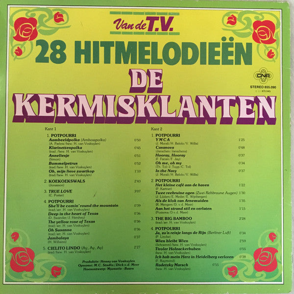 Kermisklanten - Van De T.V. - 28 Hitmelodieën (LP) 48783 Vinyl LP Vinyl Goed / Hoes Goed
