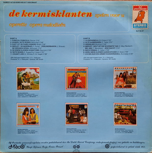 Kermisklanten - Operette Opera Melodien (LP) 41222 Vinyl LP Vinyl Goed / Hoes Goed