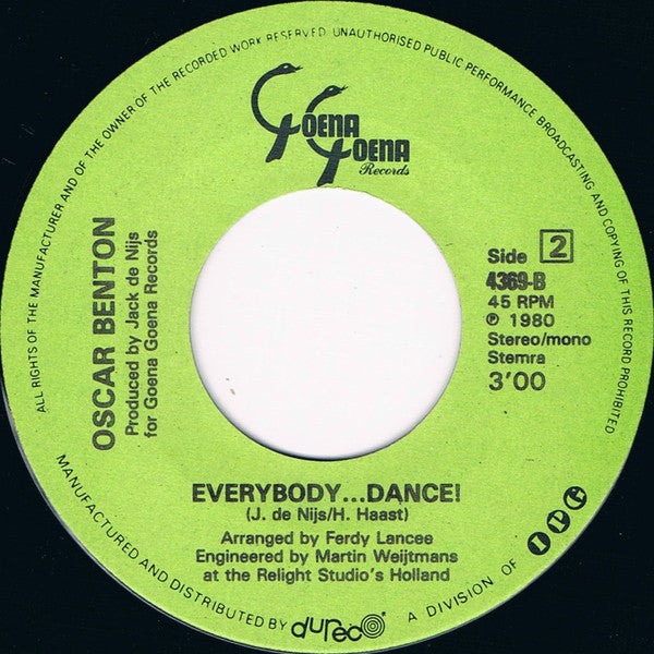 Oscar Benton – Spanish Lady 30705 Vinyl Singles Vinyl Goed / Hoes Goed