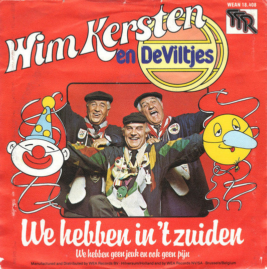 Wim Kersten En De Viltjes - We Hebben In 't Zuiden 42572 Vinyl Singles Vinyl Goed / Hoes Goed