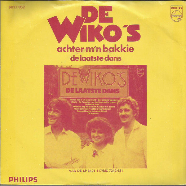Wiko's - Achter M'n Bakkie 15653 Vinyl Singles Vinyl Goed / Hoes Goed