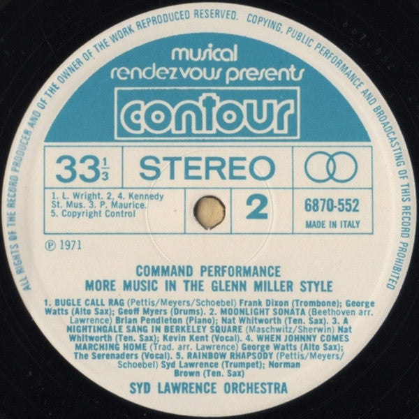 Syd Lawrence – Command Performance (LP) 40977