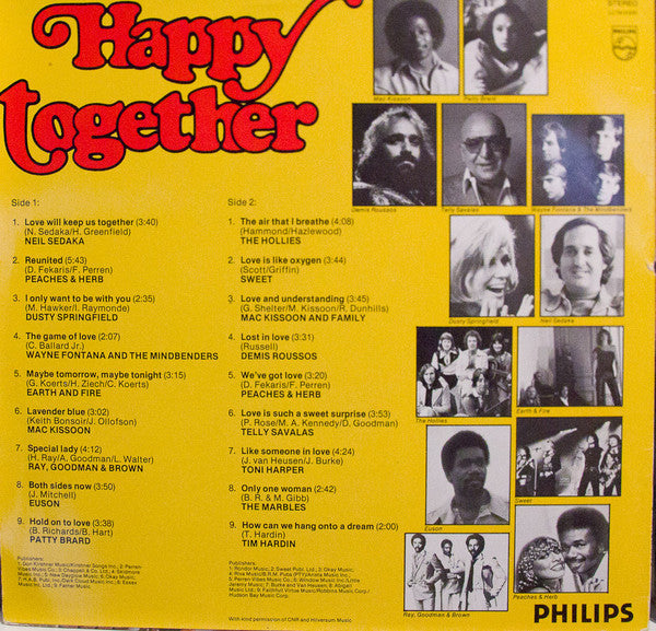 Various - Happy Together (LP) 52060 Vinyl LP Vinyl Goed / Hoes Goed