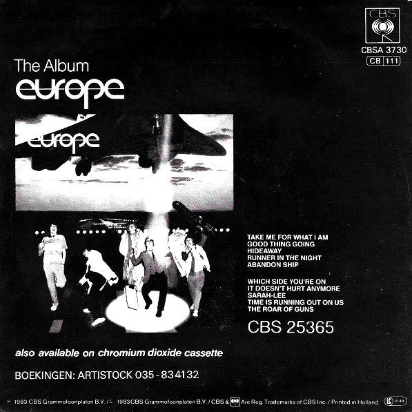 Europe - It Doesn't Hurt Anymore Vinyl Singles Vinyl Zeer Goed / Hoesje Goed "VINYLSINGLES.NL"