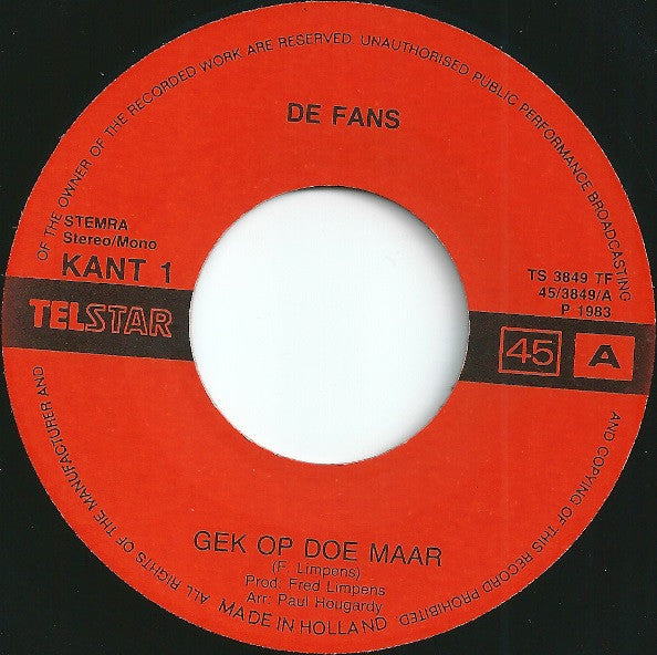 Fans - Crazy About Doe Maar 18780