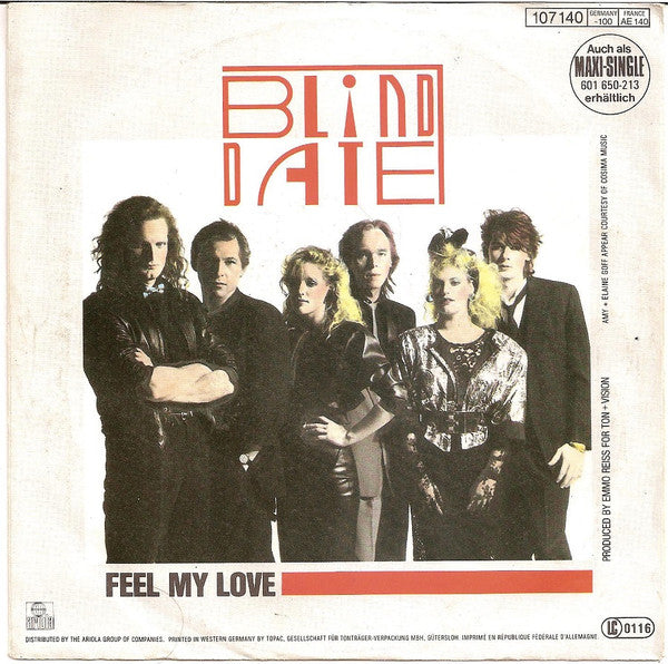 Blind Date - Your Heart Keeps Burning 14277 Vinyl Singles Vinyl Goed / Hoes Goed