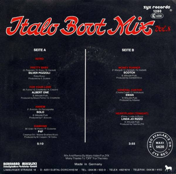 Various - Italo Boot Mix Vol. 8 Vinyl Singles Vinyl Goed / Hoes Goed