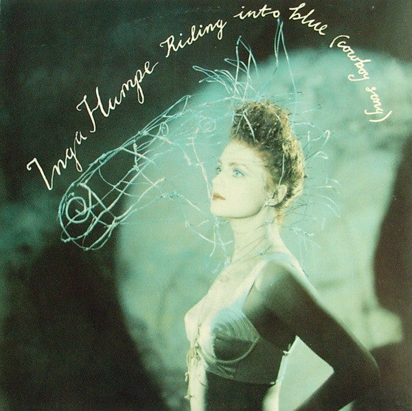 Inga Humpe - Riding Into Blue (Cowboy Song) 21281 Vinyl Singles Vinyl Goed / Hoes Goed