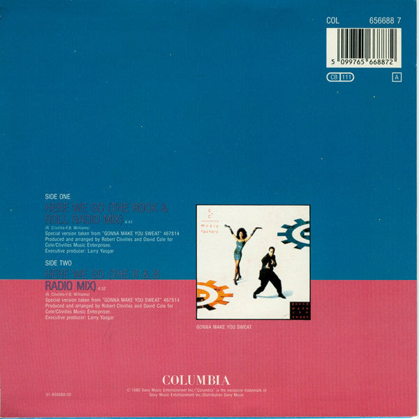 C + C Music Factory Presents Freedom Williams And Zelma Davis - Here We Go Vinyl Singles Vinyl Zeer Goed / Hoesje Goed "VINYLSINGLES.NL"