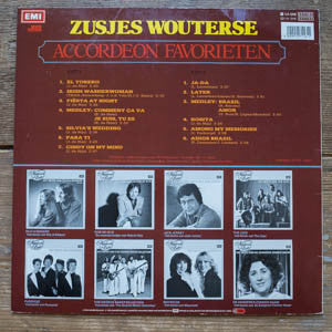 Zusjes Wouterse - Accordeon Favorieten (LP) 41920 Vinyl LP Vinyl Goed / Hoes Goed