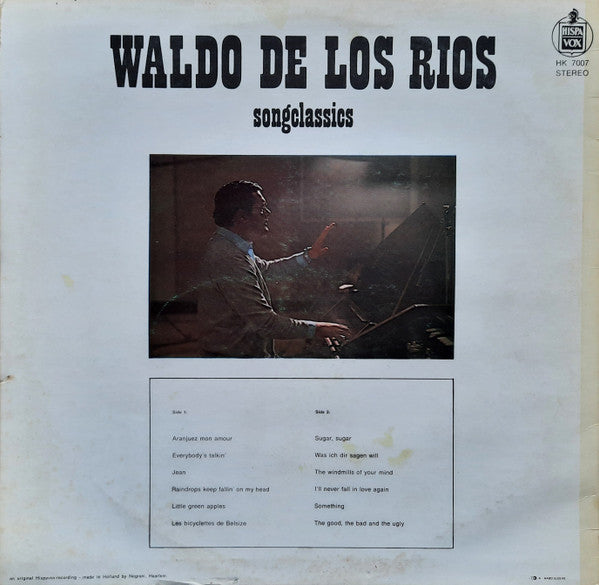 Waldo De Los Rios - Songclassics (LP) 46240 Vinyl LP Vinyl Goed / Hoes Goed