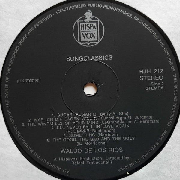 Waldo De Los Rios – Songclassics (LP) 46240
