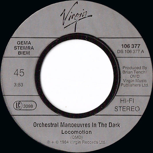Orchestral Manoeuvres In The Dark - Locomotion 41572 Vinyl Singles Vinyl Goed / Hoes Generic