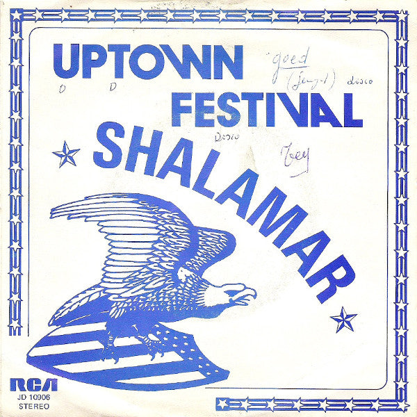 Shalamar - Uptown Festival 07390 Vinyl Singles Vinyl Goed / Hoes Goed