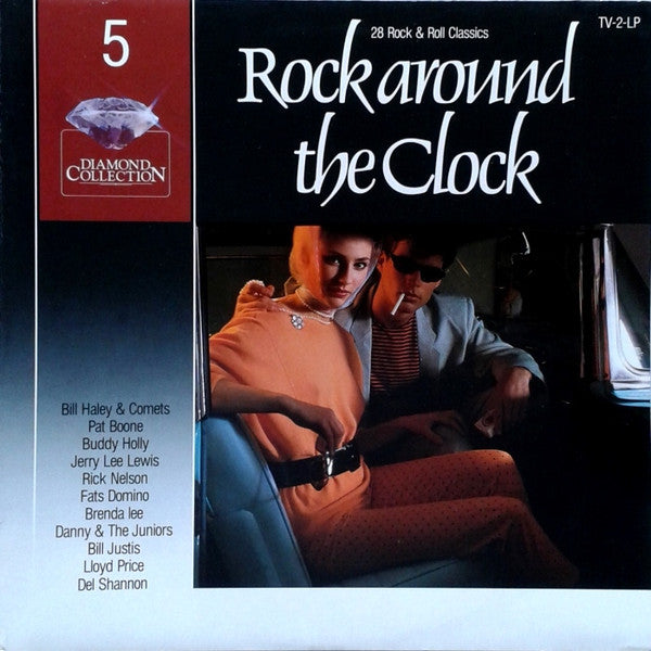 Various - Rock Around The Clock (LP) 52032 Vinyl LP Dubbel Vinyl Goed / Hoes Goed