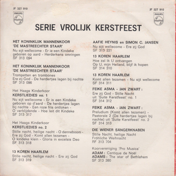 Willy & Willeke Alberti - Stille Nacht, Heilige Nacht 39595 Vinyl Singles Vinyl Goed / Hoes Goed