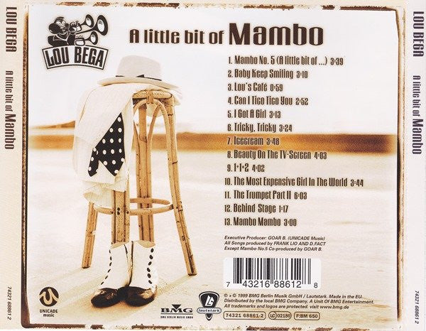 Lou Bega - A Little Bit Of Mambo (CD) 70879 Compact Disc Goede Staat