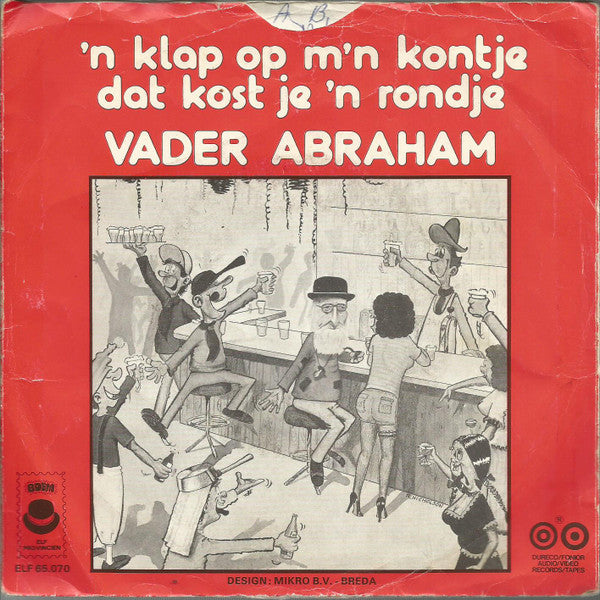 Vader Abraham - Adeile 43320b Vinyl Singles Vinyl Goed / Hoes Slecht