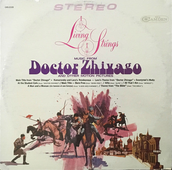 Living Strings - Music From Doctor Zhivago And Other Motion Pictures (LP) 42344 Vinyl LP Vinyl Goed / Hoes Goed