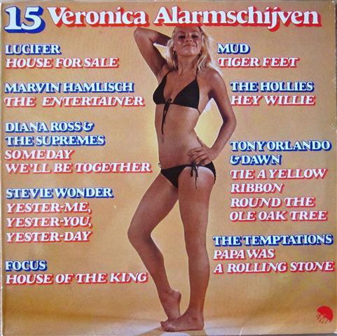 Various - 15 Veronica Alarmschijven (LP) 51367 Vinyl LP Vinyl Goed / Hoes Goed