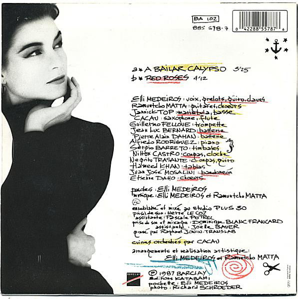 Elli Medeiros - A Bailar Calypso Vinyl Singles Vinyl Zeer Goed / Hoesje Goed "VINYLSINGLES.NL"