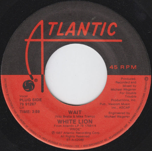 White Lion - Wait 41570 Vinyl Singles Vinyl Goed / Hoes Generic